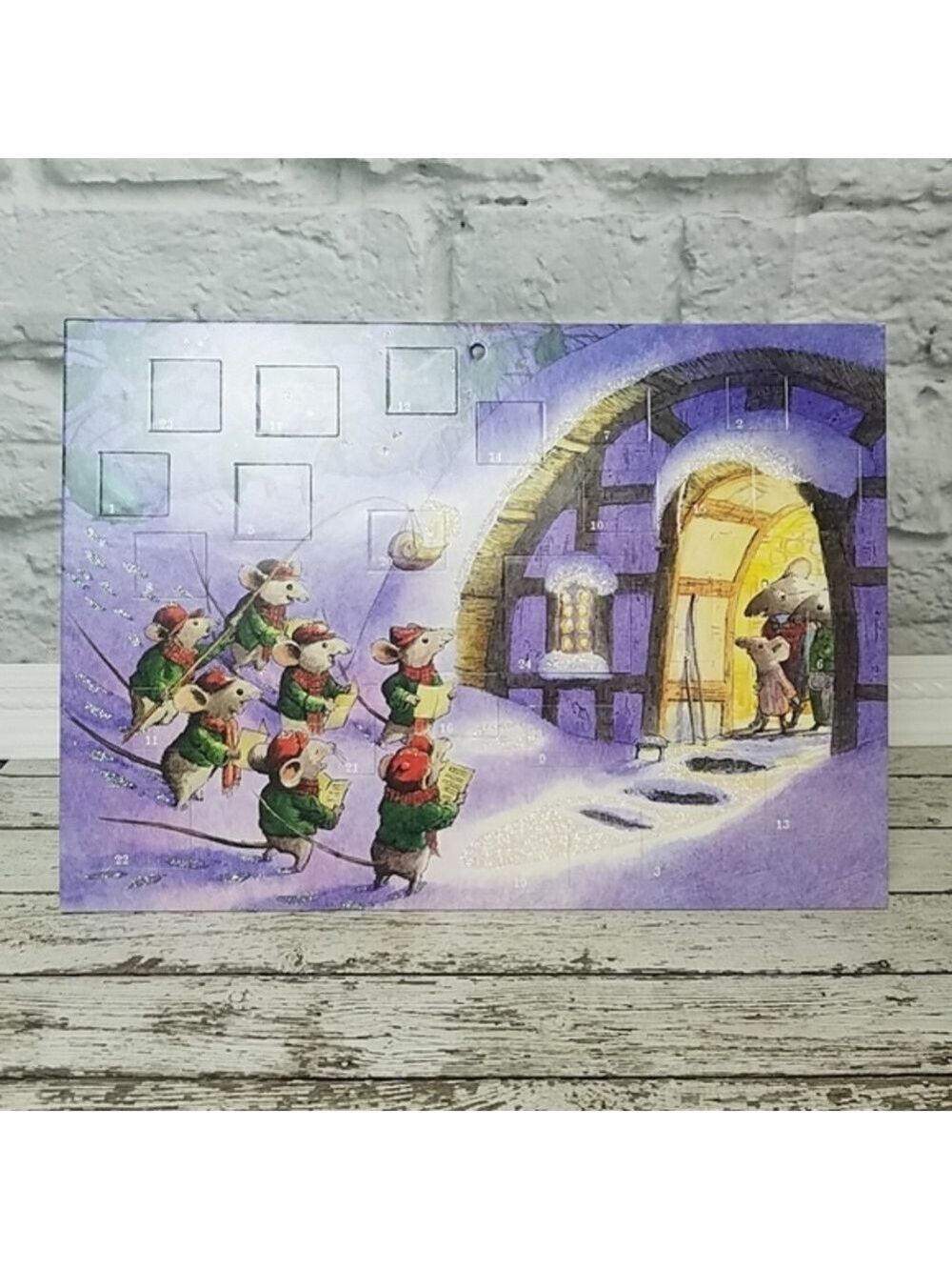 NEW Kevin Hawkes Caroling Mice Advent Calendar